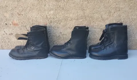 meine drei BW Kampfstiefel Model 2000